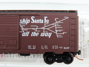 N Scale Micro-Trains 20460 ATSF Atchison, Topeka & Santa Fe 40' Box Car RTR