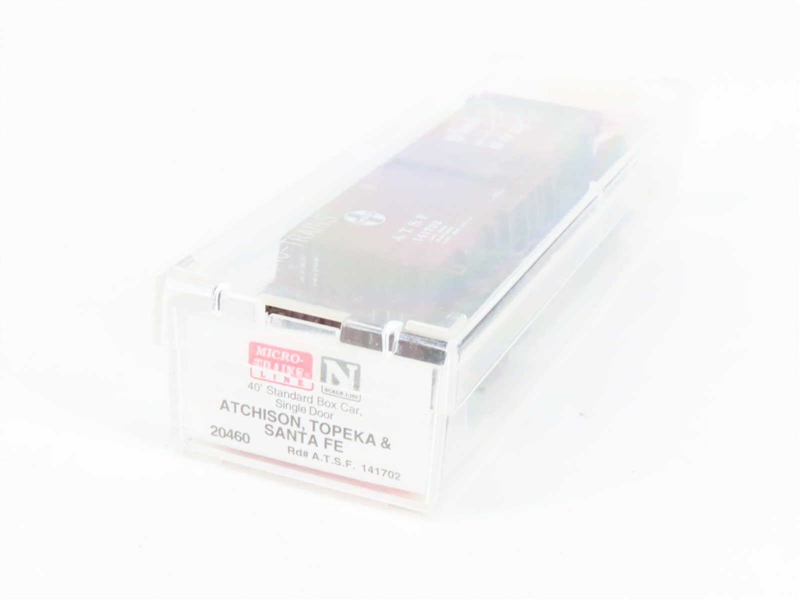 N Scale Micro-Trains 20460 ATSF Atchison, Topeka & Santa Fe 40' Box Car RTR