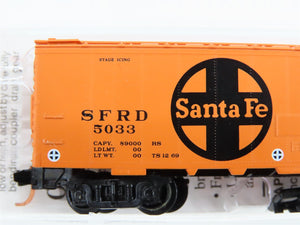 N Scale Micro-Trains 52050 SFRD Santa Fe 52' Express Reefer 5033 RTR