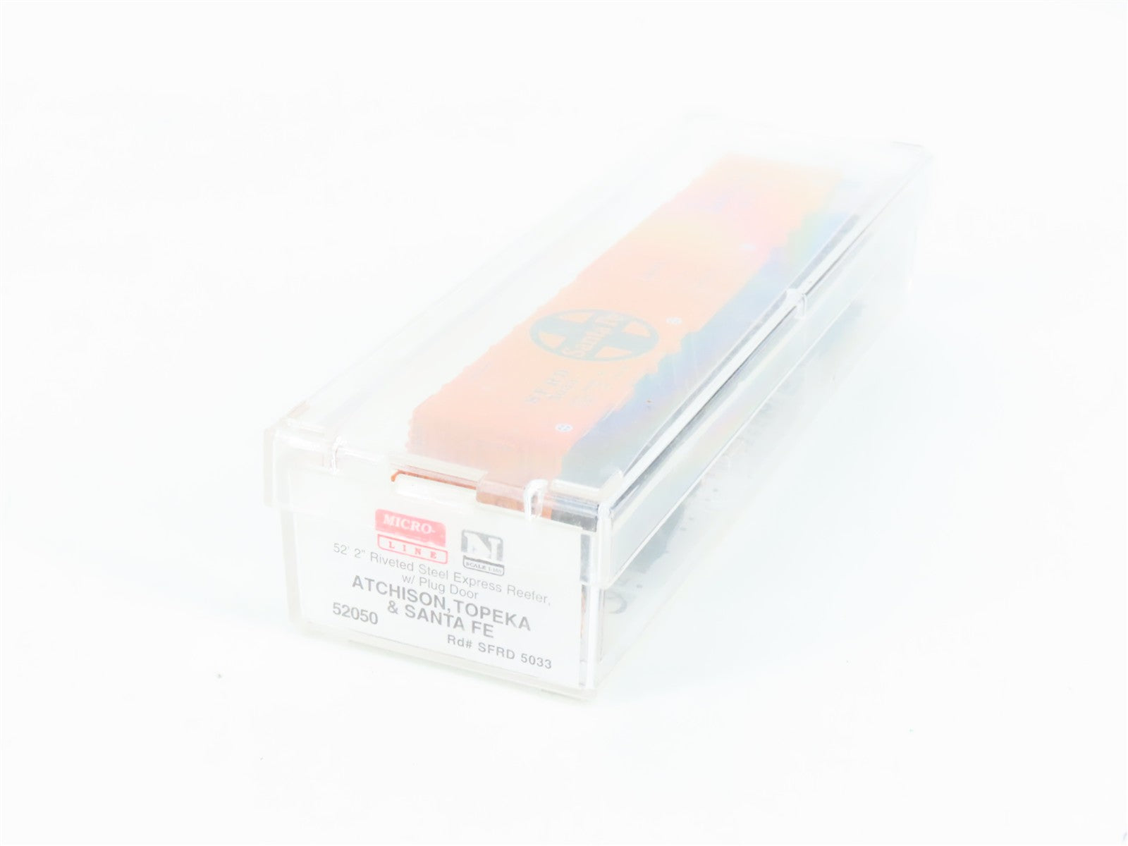N Scale Micro-Trains 52050 SFRD Santa Fe 52' Express Reefer 5033 RTR