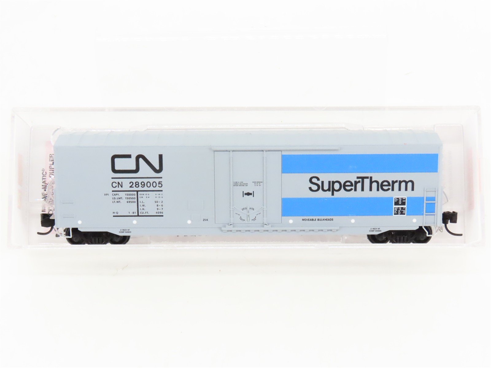 N Scale Micro-Trains 18100090 CN Canadian National 50' Box Car 289005 RTR