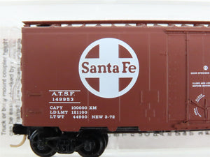 N Scale Micro-Trains 21110 ATSF Santa Fe 40' Plug Door Box Car 149953 RTR