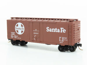 N Scale Micro-Trains 21110 ATSF Santa Fe 40' Plug Door Box Car 149953 RTR