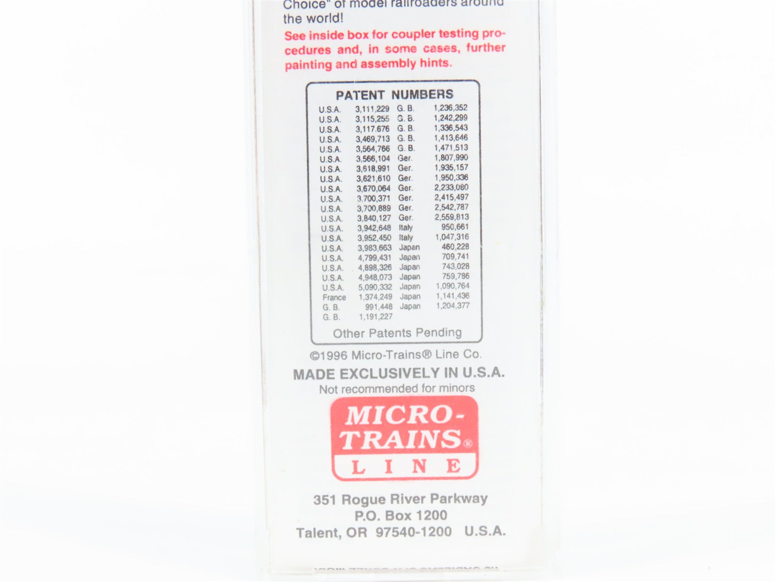 N Scale Micro-Trains 21110 ATSF Santa Fe 40' Plug Door Box Car 149953 RTR
