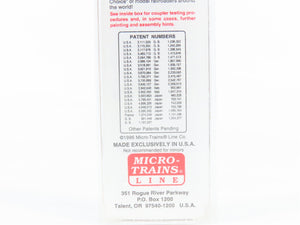 N Scale Micro-Trains 21110 ATSF Santa Fe 40' Plug Door Box Car 149953 RTR