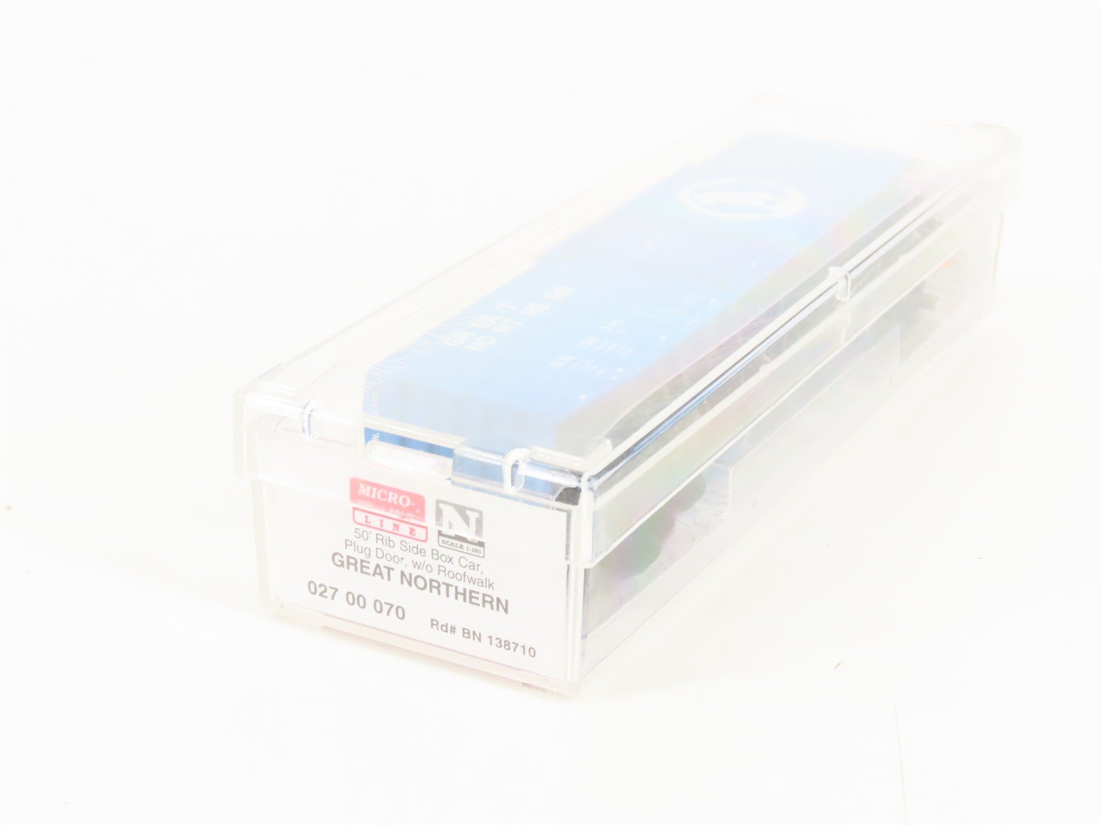 N Scale Micro-Trains 02700070 Great Northern 50' Rib Side Plug Door Box Car RTR