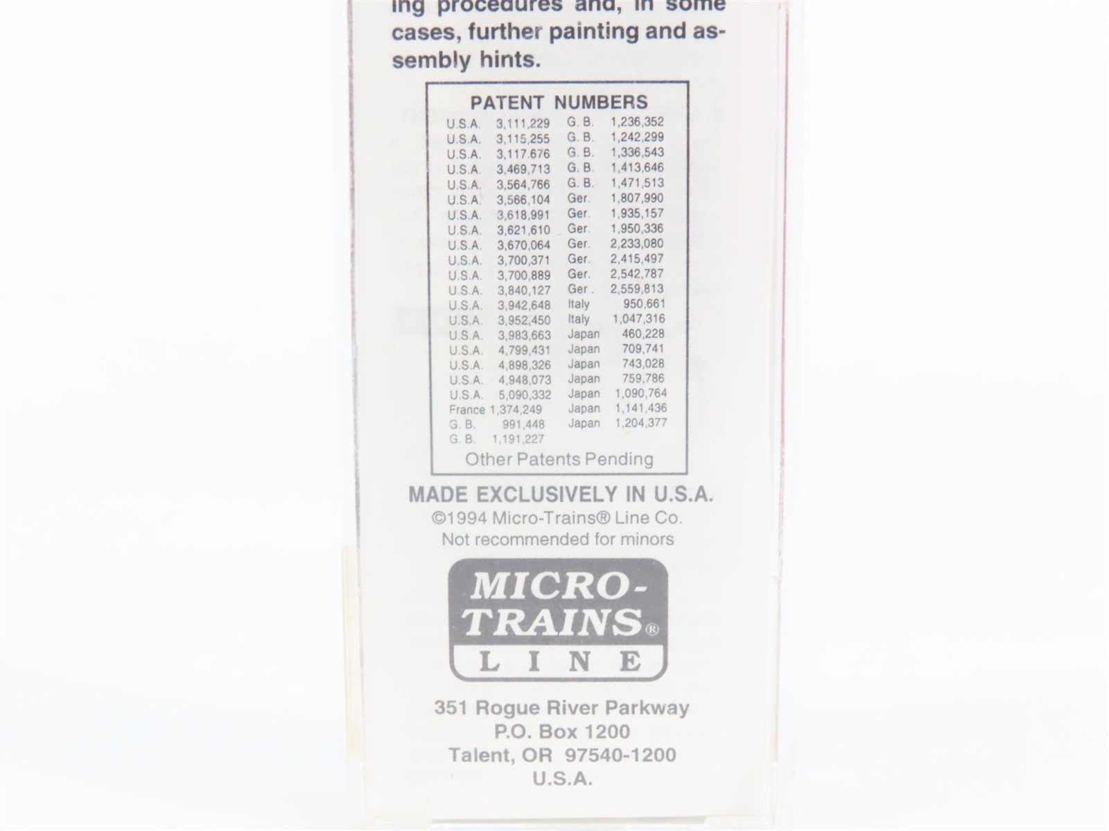 N Scale Micro-Trains 20156 GN Great Northern 40' Box Car 18748 RTR