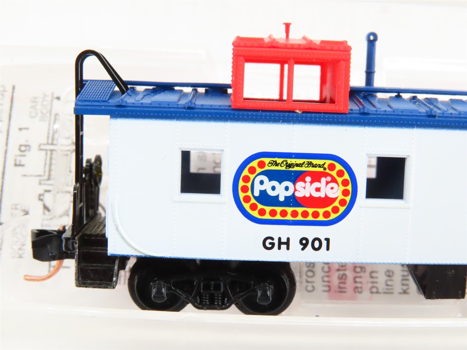 N Scale Micro-Trains 100130 GH Popsicle 36' Caboose 901 RTR
