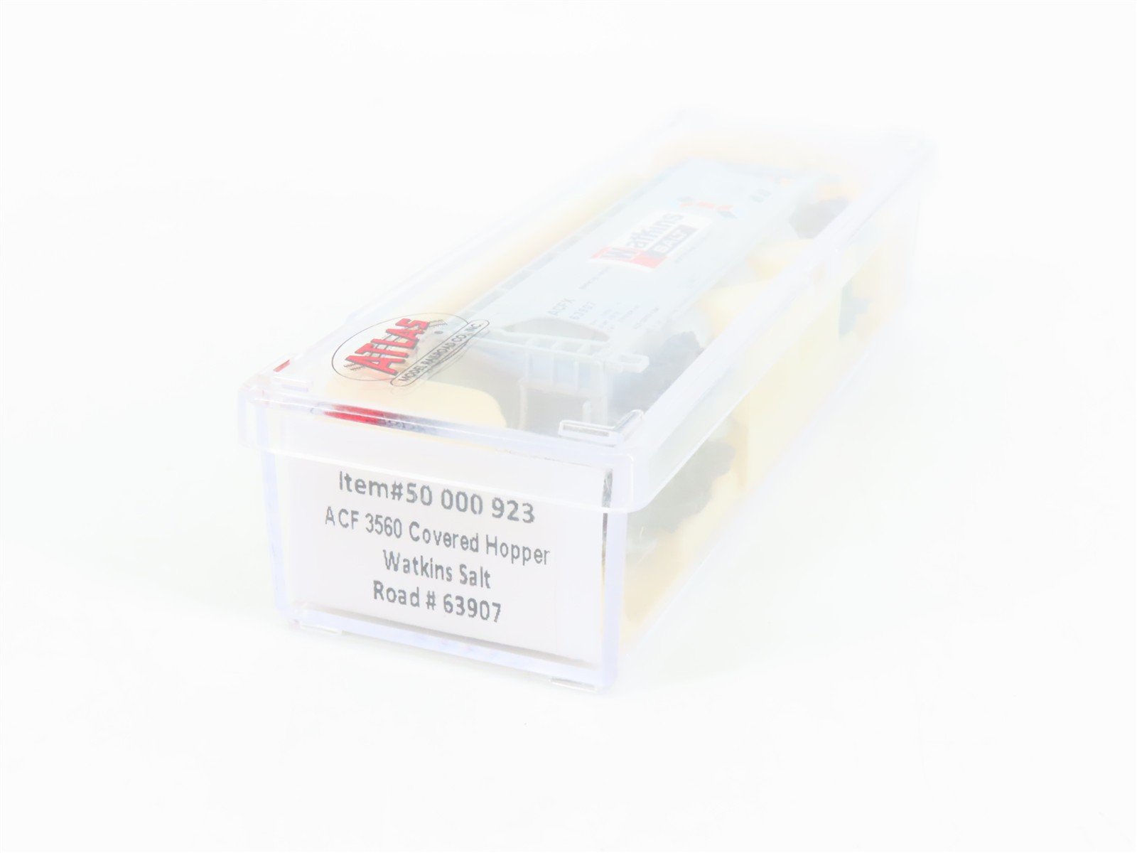 N Scale Atlas 50000923 ACFX Watkins Salt ACF 3560 Covered Hopper 63907 RTR
