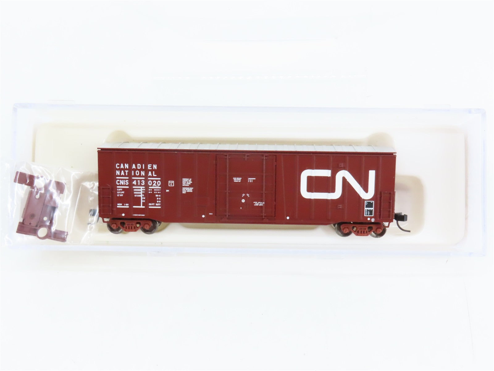N Scale Atlas 50002145 CN Canadian National 50' NSC 5277 PD Box Car 413020 RTR