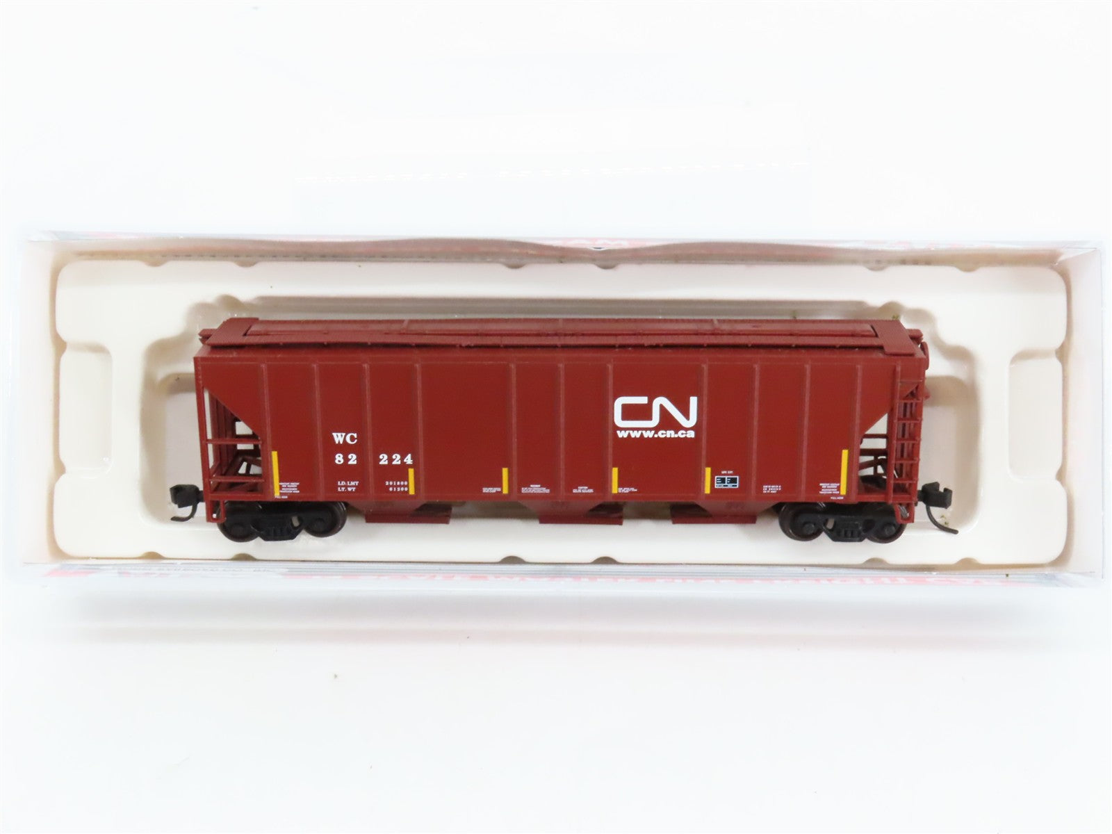 N Scale Atlas 50004594 WC Canadian National Hopper 82224 RTR