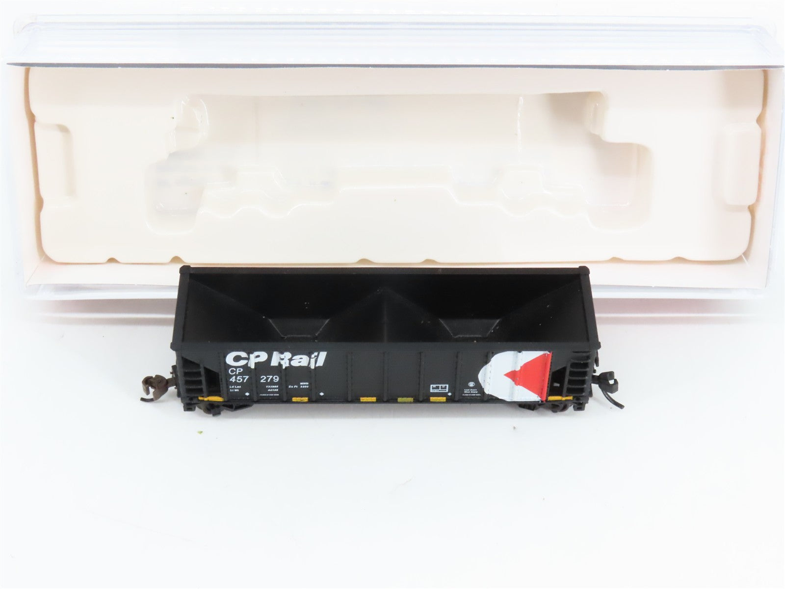N Scale Atlas 50004856 CP Rail 41' 41' Ballast Hopper 457279 RTR