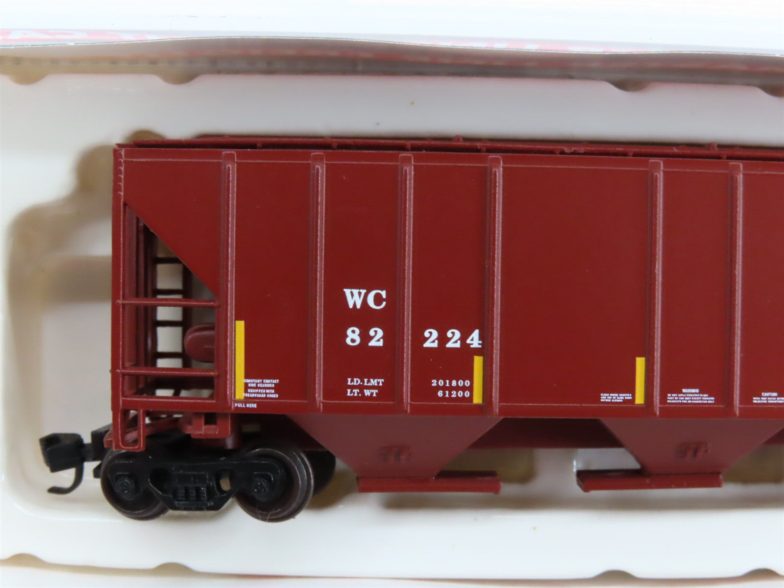 N Scale Atlas 50004594 WC Canadian National 3-Bay Covered Hopper 82224 RTR