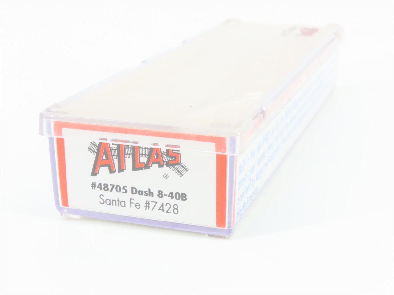 N Scale Atlas 48705 ATSF Santa Fe Dash 8-40B Diesel Locomotive #7428 - DCC Ready
