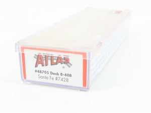 N Scale Atlas 48705 ATSF Santa Fe Dash 8-40B Diesel Locomotive #7428 - DCC Ready