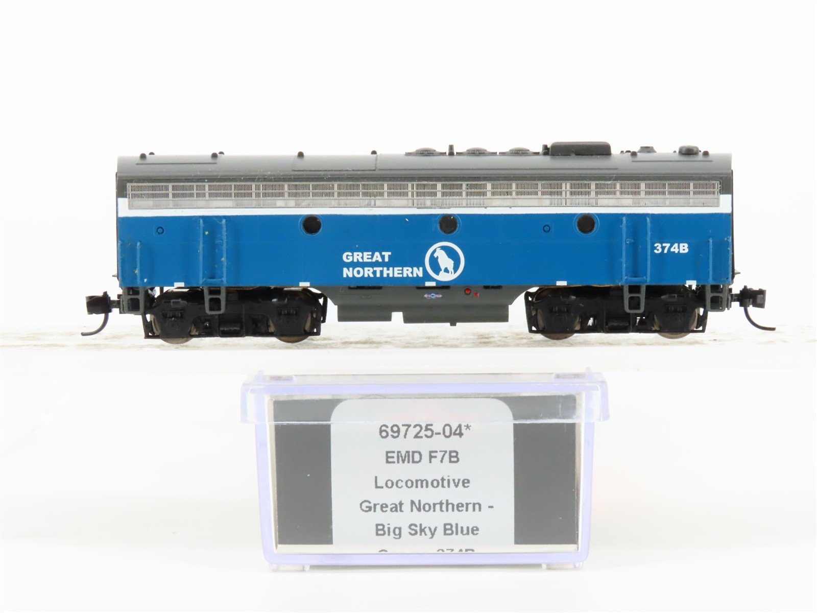 N InterMountain 69725-04 GN "Big Sky Blue" EMD F7B Diesel #374B - DCC Ready