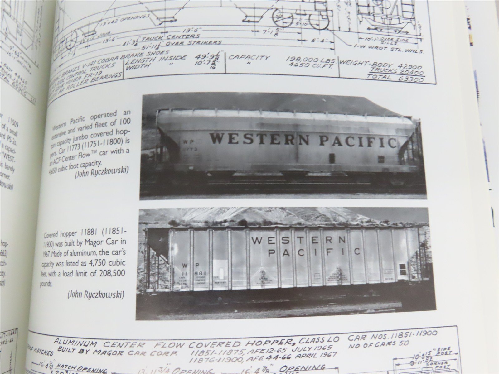 Western Pacific Locomotives & Cars by Patrick C. Dorin ©1998 HC Book