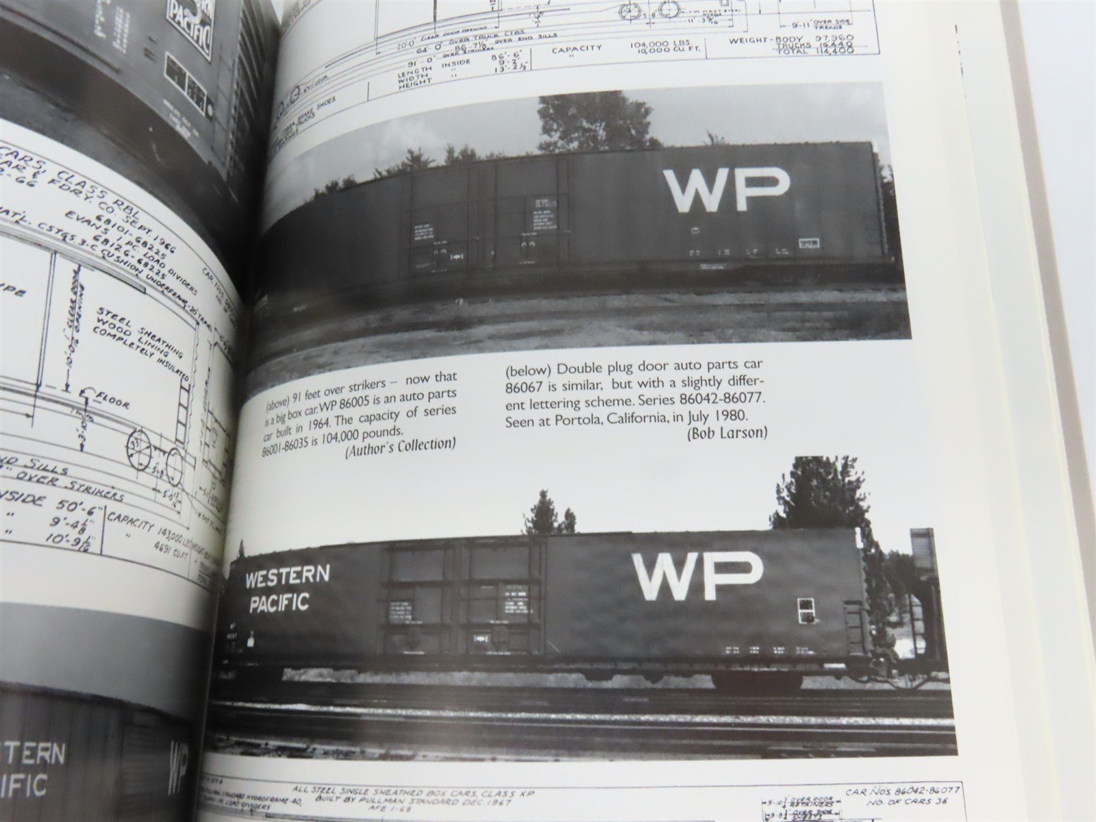Western Pacific Locomotives & Cars by Patrick C. Dorin ©1998 HC Book