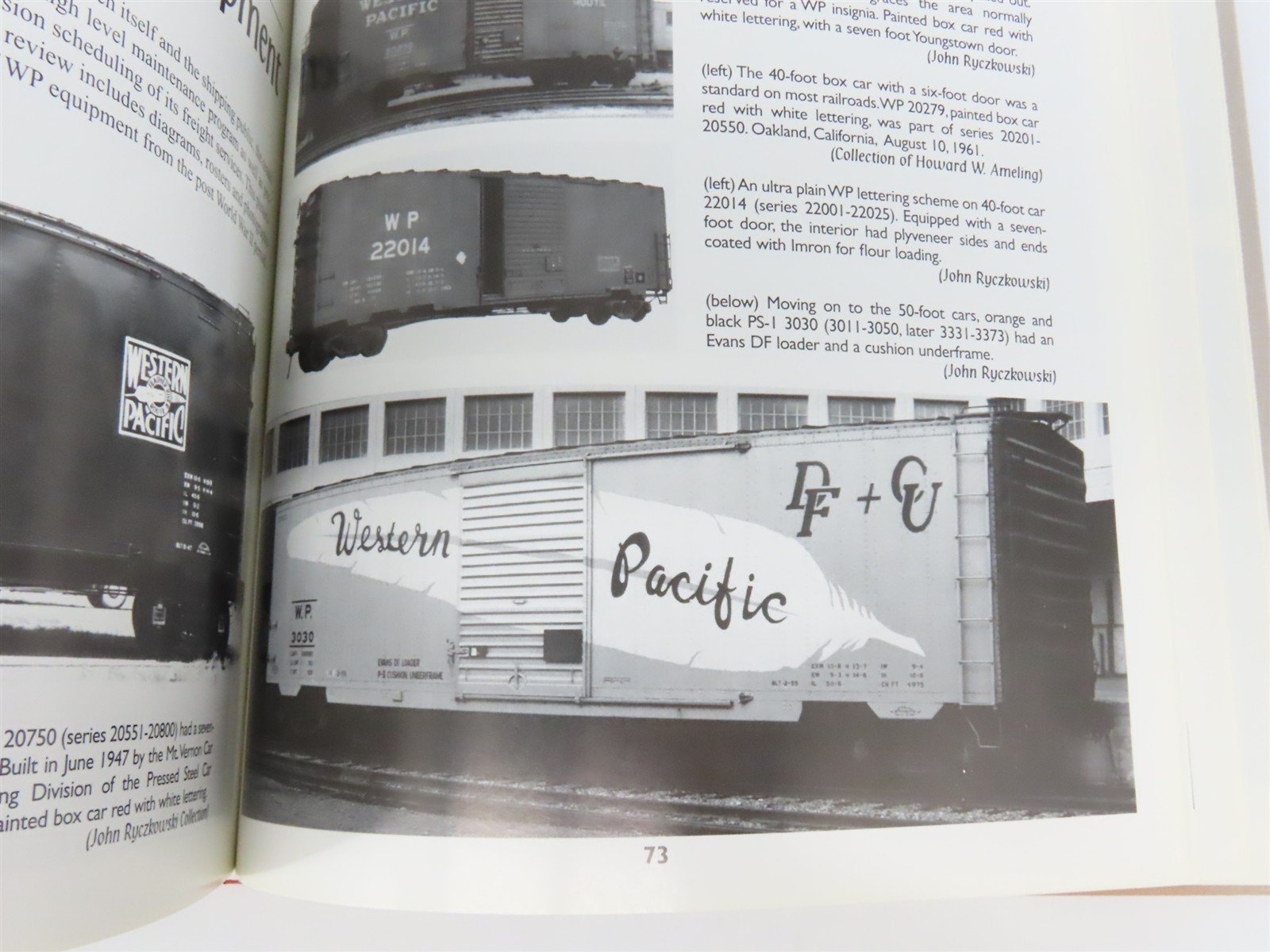 Western Pacific Locomotives & Cars by Patrick C. Dorin ©1998 HC Book