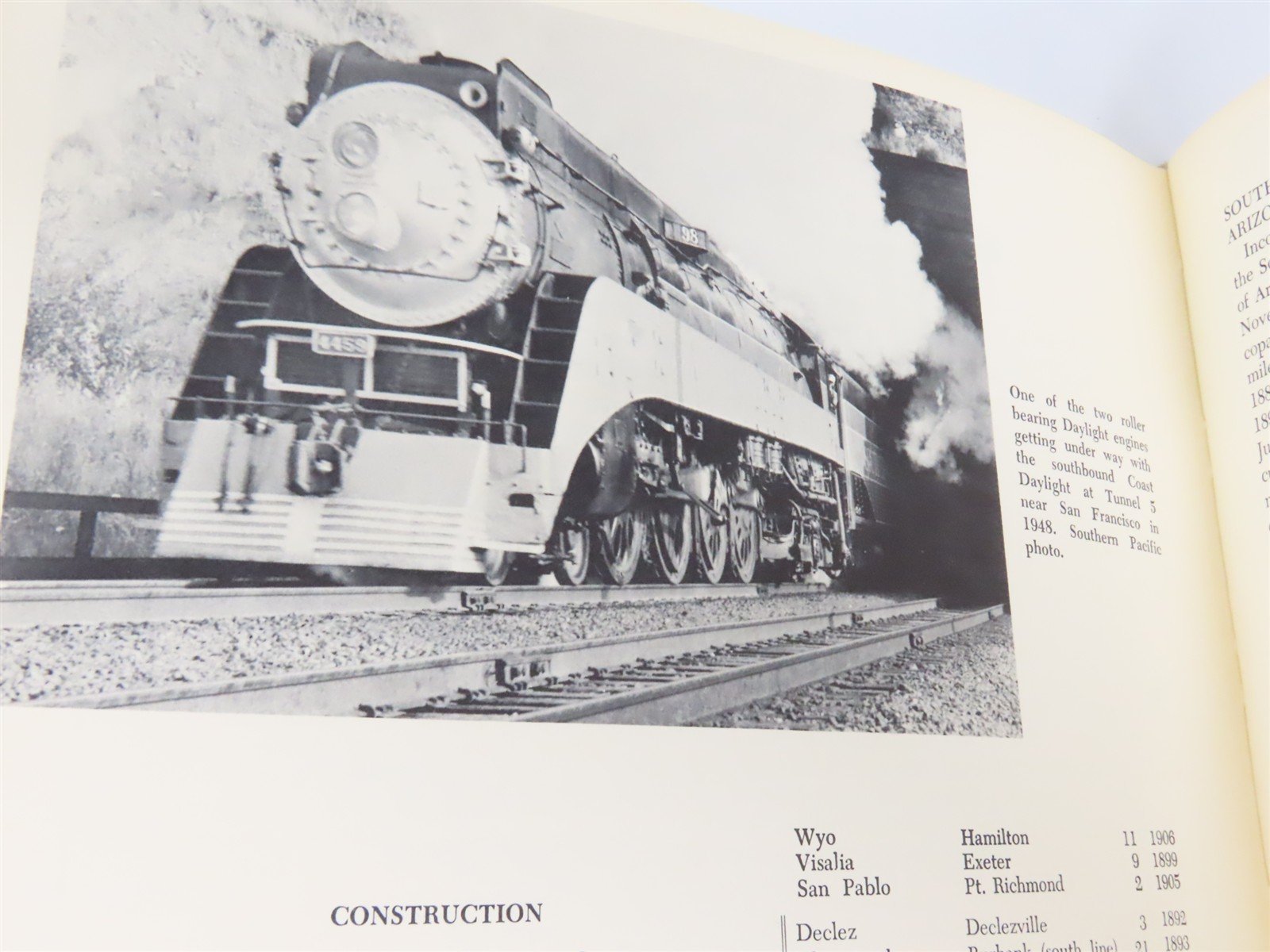 A Century of Southern Pacific Steam Locomotives by Guy Dunscomb ©1972 HC Book