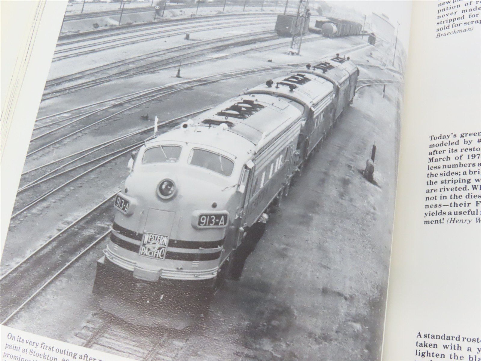 Western Pacific's Diesel Years by Joseph A. Strapac ©1980 SC Book