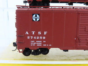 HO Scale Accurail 3322 ATSF Santa Fe 40' Boxcar 3-Pack Built-up Kits