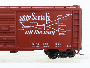 HO Scale Accurail 3322 ATSF Santa Fe 40' Boxcar 3-Pack Built-up Kits