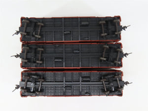 HO Scale Accurail 3322 ATSF Santa Fe 40' Boxcar 3-Pack Built-up Kits