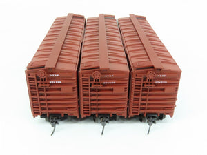 HO Scale Accurail 3322 ATSF Santa Fe 40' Boxcar 3-Pack Built-up Kits