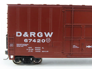 HO Scale Athearn DRGW Rio Grande 40' High Cube Boxcar #67420