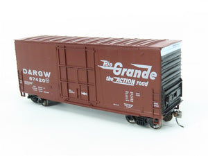 HO Scale Athearn DRGW Rio Grande 40' High Cube Boxcar #67420