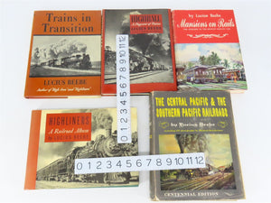 Lucius Beebe 5-Book Collection: Highliners, Highball, Mansions On Rails, & More
