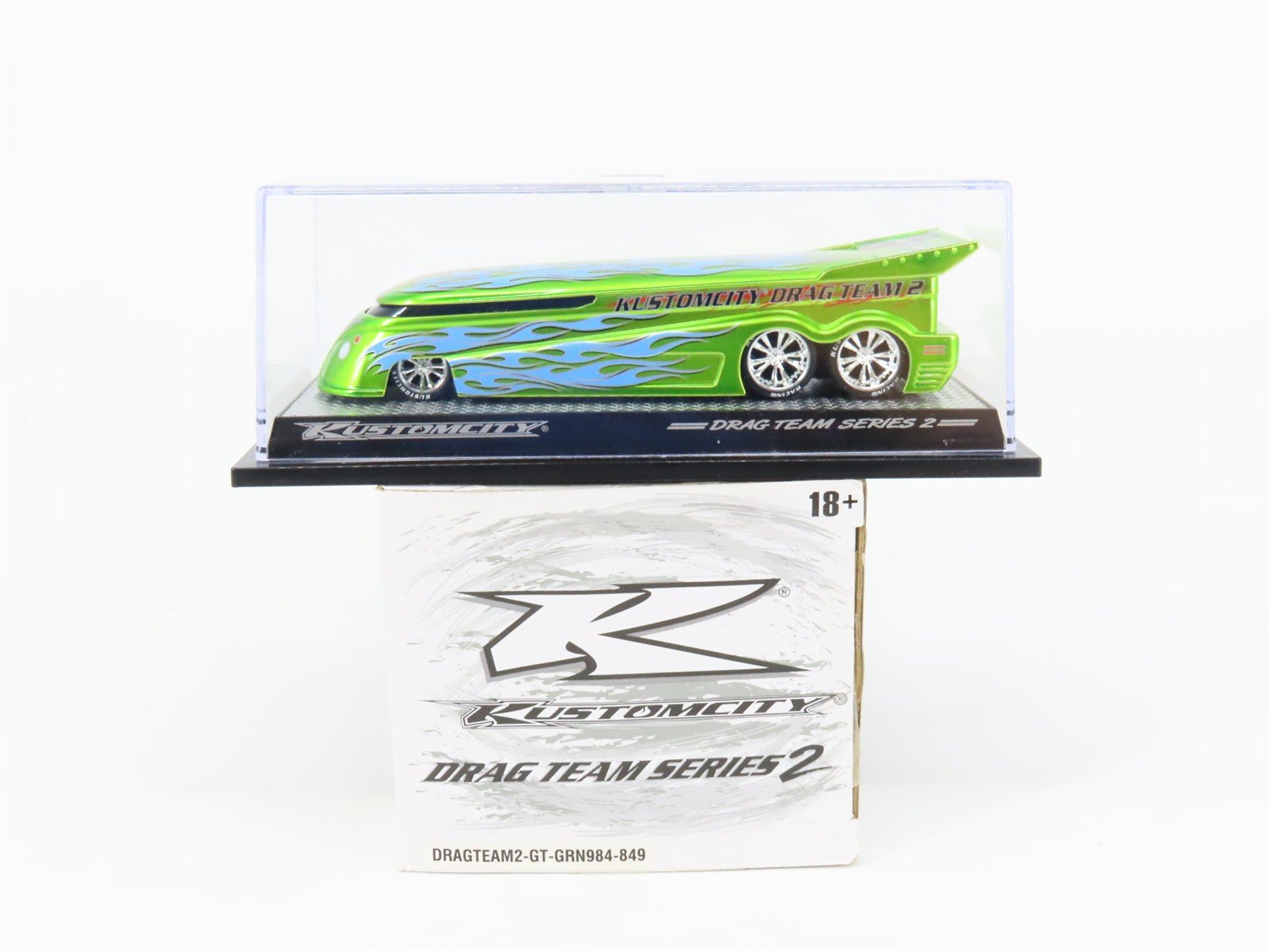 Kustomcity GT-GRN984-849 Die-Cast Drag Team 2 Truck