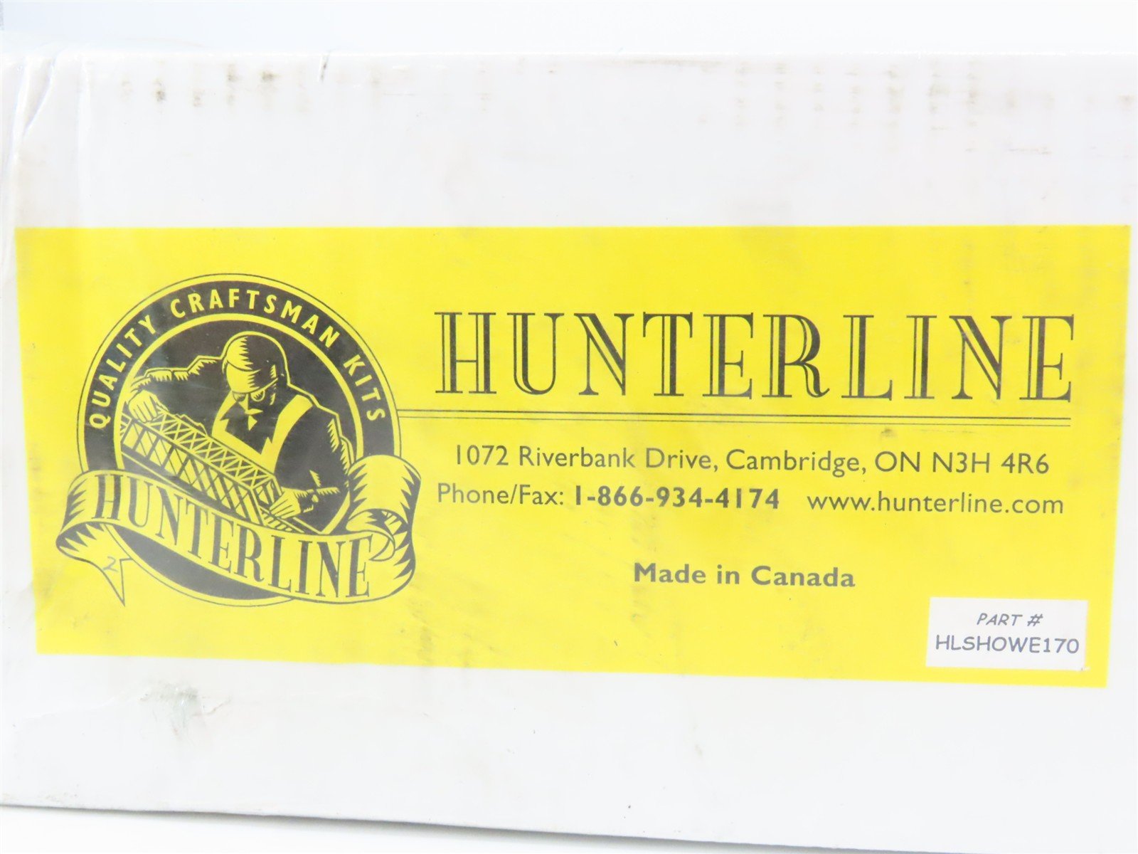 S 1/64 Scale Hunterline HLSHOWE170 170' Howe Truss Building Kit SEALED