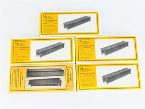 LOT of 5 HO Micro Engineering Kits 50' Deck Girder Bridges w/Code 83 Track