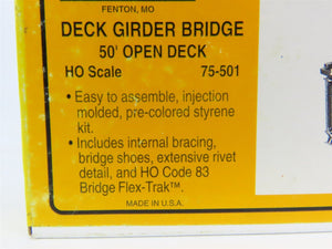 LOT of 5 HO Micro Engineering Kits 50' Deck Girder Bridges w/Code 83 Track