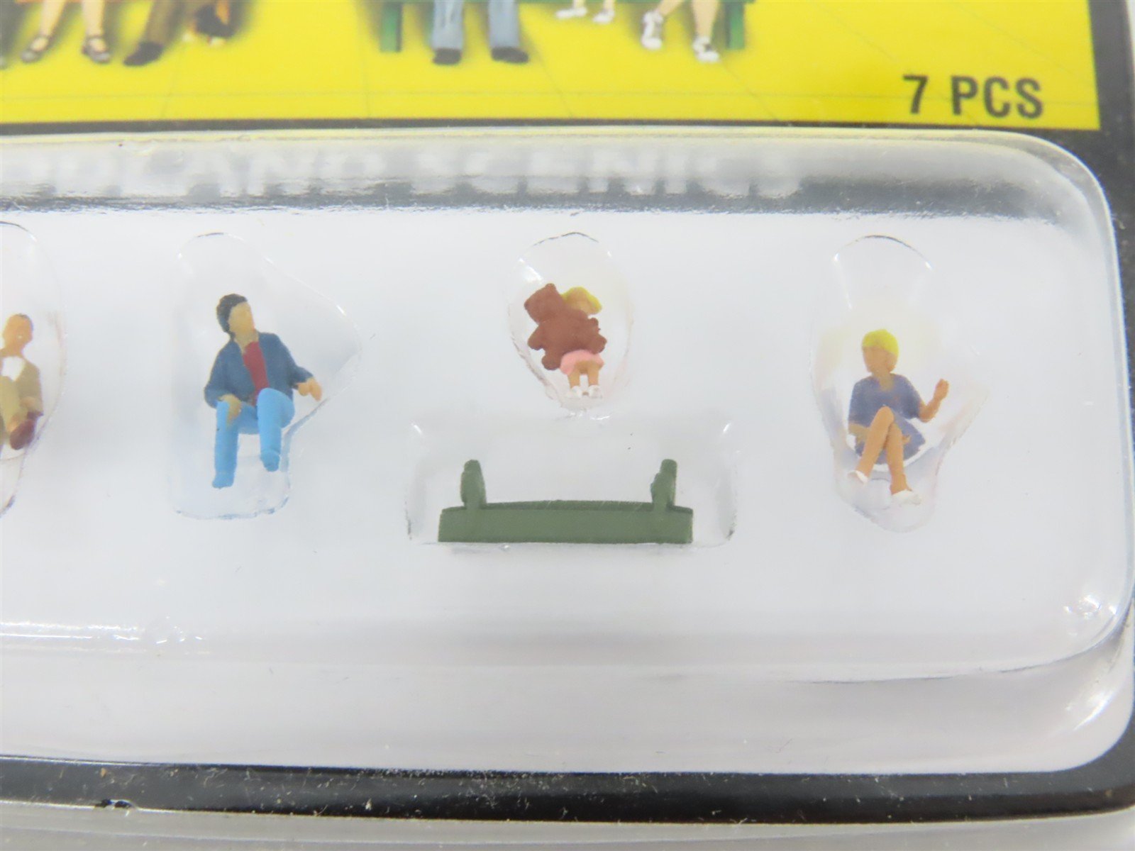 LOT of 5 N Scale Woodland Scenics Figure Packs: Engineers, Baseball, Passenger +