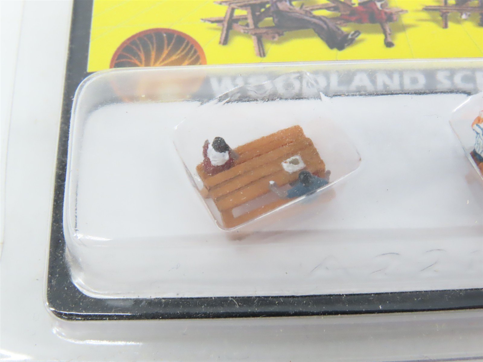 LOT of 5 N Scale Woodland Scenics Figure Packs: Mechanics, Football, Checkers +