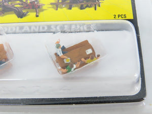LOT of 5 N Scale Woodland Scenics Figure Packs: Mechanics, Football, Checkers +