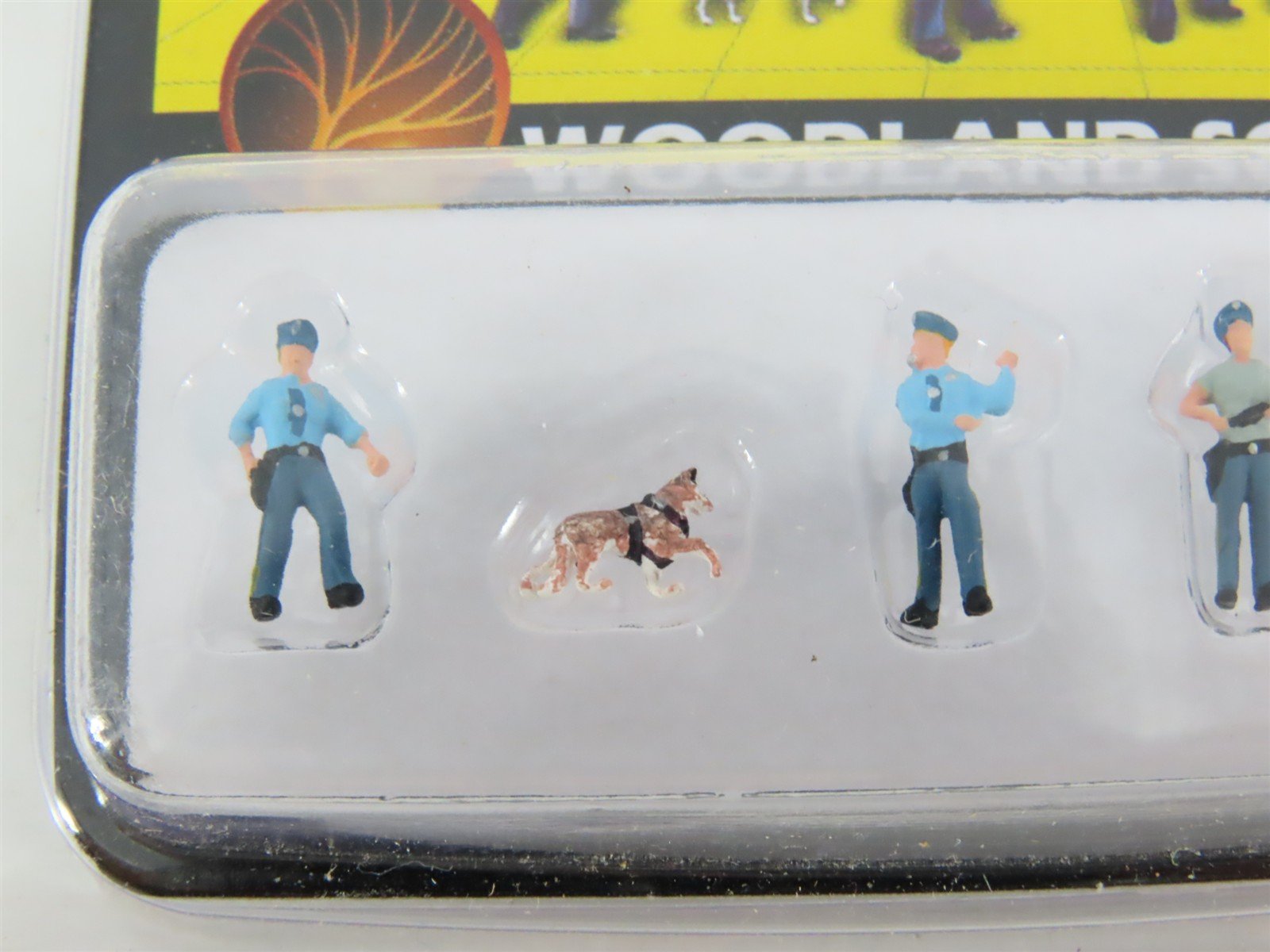 LOT of 5 N Scale Woodland Scenics Figure Packs: Mechanics, Football, Checkers +