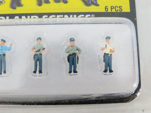 LOT of 5 N Scale Woodland Scenics Figure Packs: Mechanics, Football, Checkers +