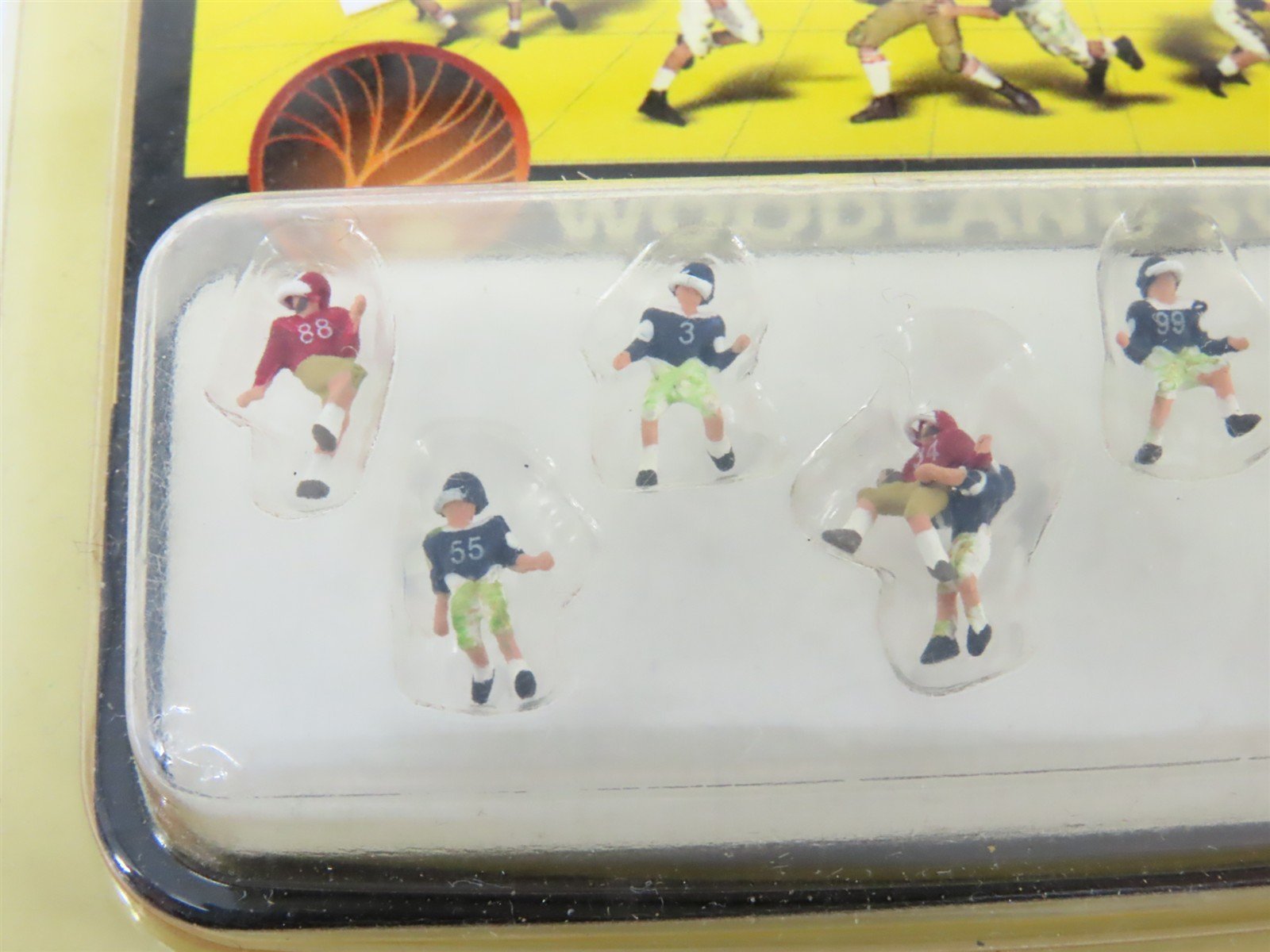 LOT of 5 N Scale Woodland Scenics Figure Packs: Mechanics, Football, Checkers +