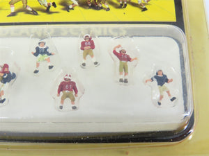LOT of 5 N Scale Woodland Scenics Figure Packs: Mechanics, Football, Checkers +