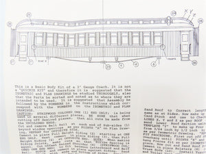 HOn3 LaBelle Craftsman Kit #HOn3-25 Undecorated Closed Vestibule Coach Passenger