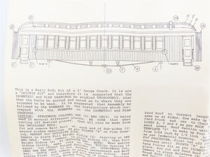 HOn3 LaBelle Craftsman Kit #HOn3-25 Undecorated Closed Vestibule Coach Passenger