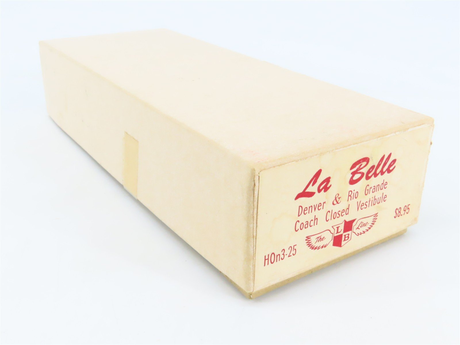 HOn3 LaBelle Craftsman Kit #HOn3-25 Undecorated Closed Vestibule Coach Passenger
