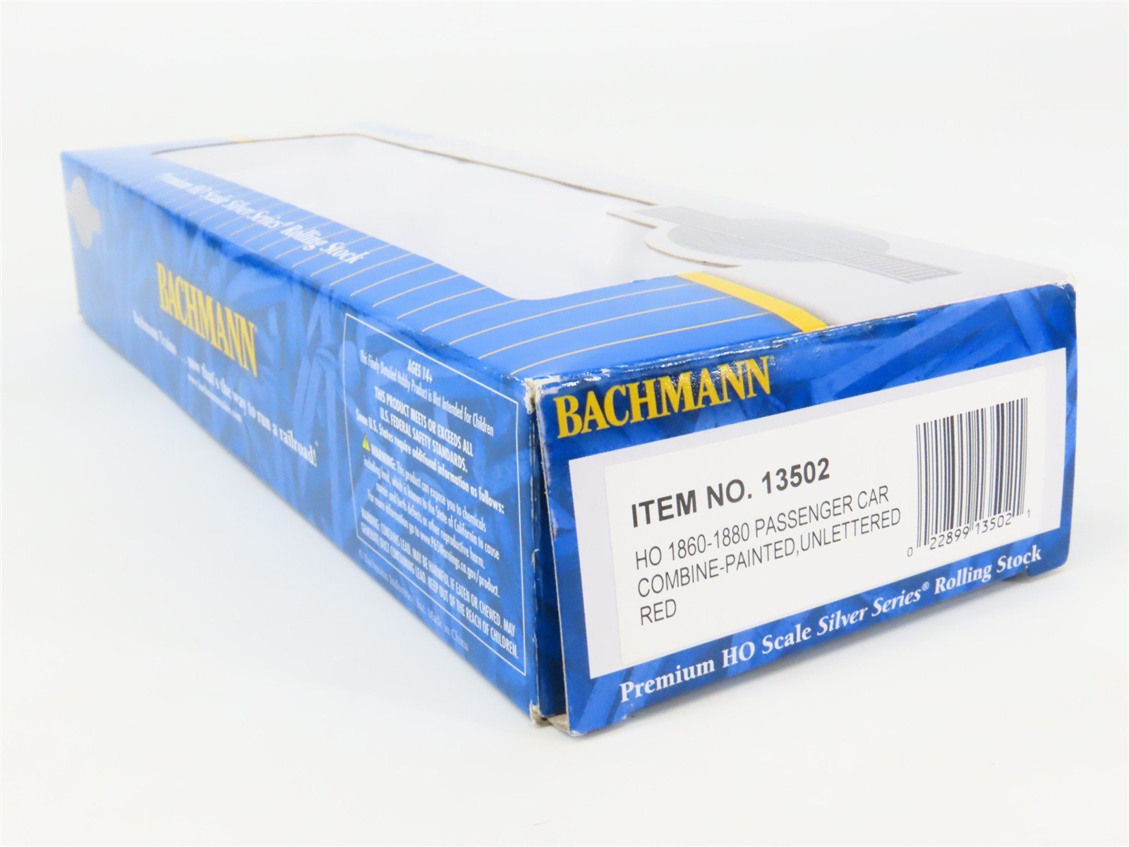 HO Scale Bachmann Silver 13502 Unlettered 1860-1880 Combine Passenger Car