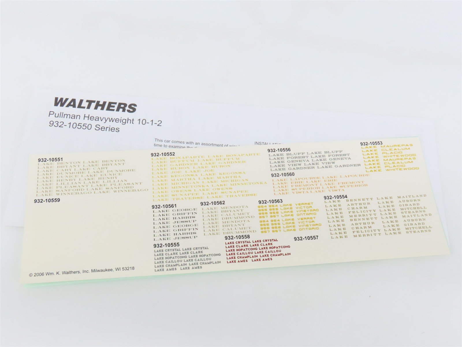 HO Scale Walthers 932-10561 D&RGW Rio Grande Pullman 10-1-2 Passenger Car