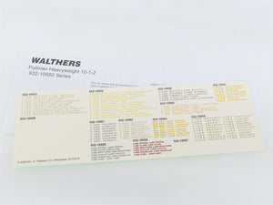 HO Scale Walthers 932-10561 D&RGW Rio Grande Pullman 10-1-2 Passenger Car