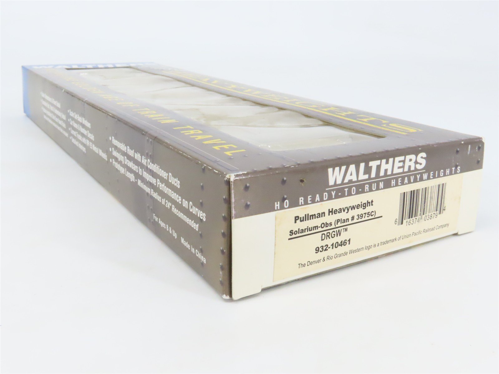 HO Walthers 932-10461 D&RGW Rio Grande Pullman Solarium/Observation Passenger